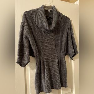 Style & Co Gray with shiny appearance sweater. Looks great on. Size 2X
